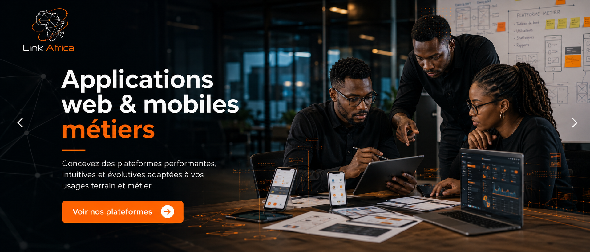 Applications web et mobiles métiers